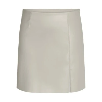 Image of Noisy May Nmclara Penny PU HW SLIT Skirt Pencil skirt, Women&#039;s, Size: 12, Moonbeam
