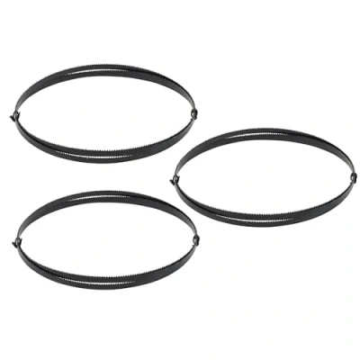 Image of Dapetz ® 3 X Bandsaw Blades 1425mm (56 Inches) 6.35mm Width 6tpi, 10tpi and 14tpi Skip/Regular Blade 1/4&quot; For Cutting Metal Wood Plastics PVC Foam Carbon Steel