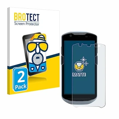 Image of brotect Screen Protector Anti Glare compatible with Zebra TC57/ TC57x/ TC56/ TC52/ TC52 HC/ TC52ax/ TC52ax HC (2 Pack) Matte,