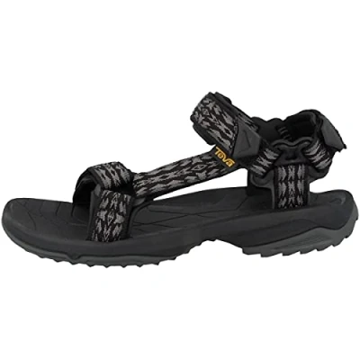 Image of Teva Terra Fi Lite, Men Open Toe Sandals Sandals, Black (Rambler Rrbk), 7 UK (40.5 EU)