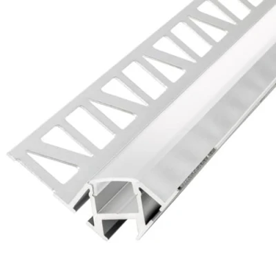 Image of Inside Corner Surface Mount Frosted Profile Aluminium Rail 1 Metre Integral LED