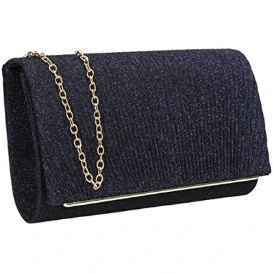 Image of SwankySwans Women&#039;s Amy Clutch Bag, Navy