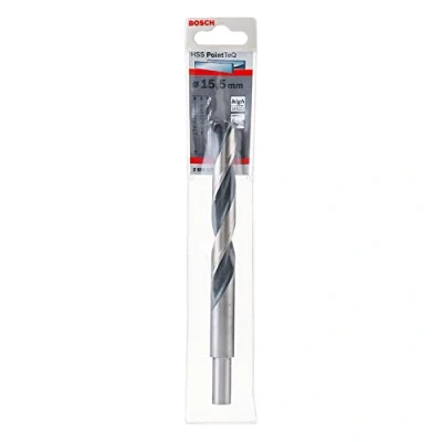 Image of Bosch Professional PointTeQ HSS Twist Drill Bit (for Metal, Reduced Shank, 15.5 x 120 178 mm, Accessories for Driver)
