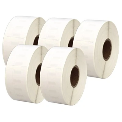 Image of 5 Compatible Rolls 11355 S0722550 19mm x 51mm Address Labels for LabelWriter 4XL 450 400 330 320 310 Twin Turbo Duo Seiko SLP 430 420 240 220 200 120 100 Pro Plus (500 per Roll)