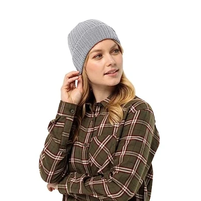 Image of Jack Wolfskin Women&#039;s Cushy Beanie Hat, Moonwalk, M