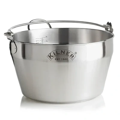 Image of Kilner Stainless Steel Maslin Jam Pan 8 Litre