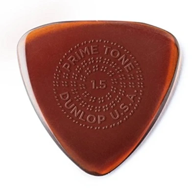 Image of Dunlop Primetone Small Triangle 1.5mm Sculpted Plectra (Grip) 12 Pack