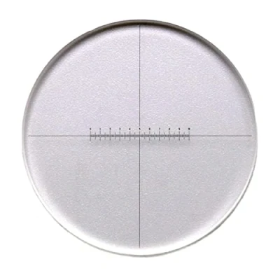Image of Microscope Accessories Kit 0.1mm Eyepiece Micrometer Concentric Reticle Cross Line Slides (Color : 20mm)