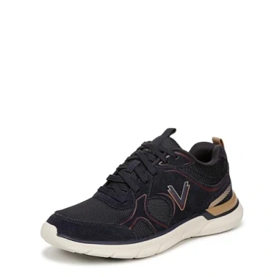 Image of Vionic Women&#039;s Walk Parkside Trainers with Arch Support Navy UK 4 Medium Fit