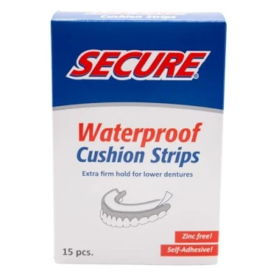Image of Secure Denture Adhesive Strips 15 ea by