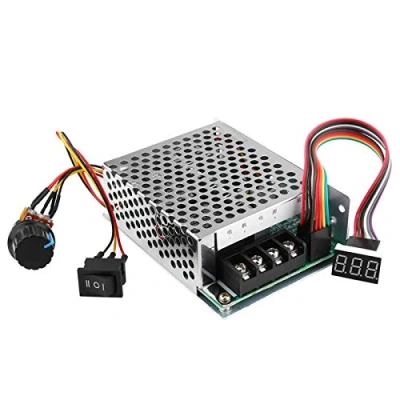 Image of Speed Controller, Fydun Dc10V 55V Pwm Brushed Dc Motor Controller Cw Ccw Reversible Switch With Digit Display Pulse Width Modulator 12V