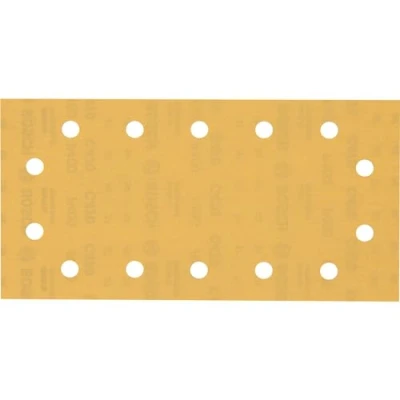 Image of Bosch Professional 50x Expert C470 Sandpaper (for Hardwood, Paint on wood, 115x230 mm, Grit 400, Accessories Orbital Sander)