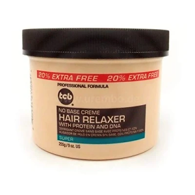 Image of tcb No Base Hair Relaxer with Protein and DNA Super 7.5 oz 255g