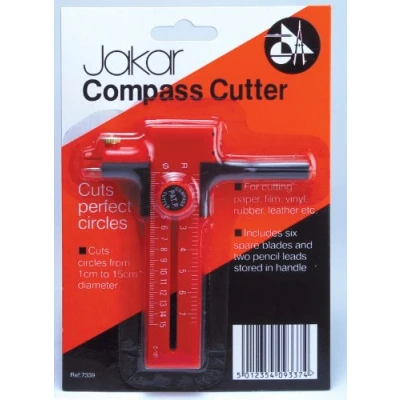 Image of Jakar Compass Circle Cutter Cuts Perfect Circles for Paper Vinyl Rubber Leather