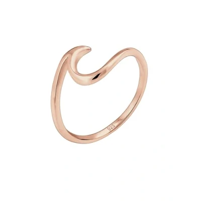 Image of Elli Ring Ladies Wave Optics Trend in 925 Sterling Silver