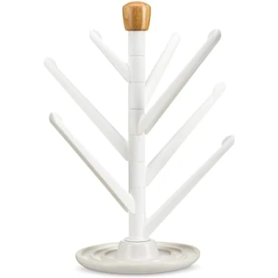 Image of Full Circle FC19252 Branch Out Kitchen Sink Accessories, Plastic, White