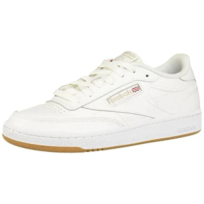Image of Reebok Unisex Club C85 Sneaker, White (White/Light Grey/Gum 0), 5.5 UK, (38.5 EU)