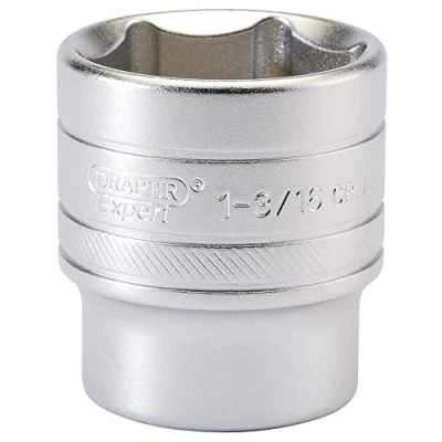 Image of Draper 6 Point Imperial Socket, 1/2&quot; Sq. Dr., 1.3/16&quot;