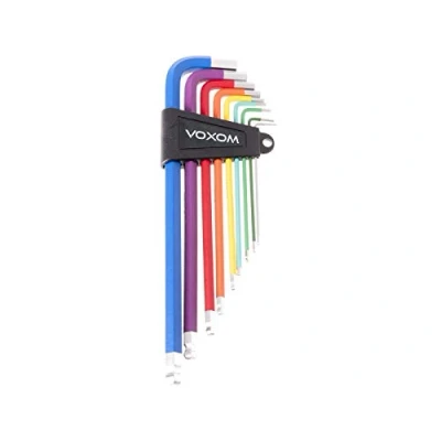 Image of Voxom WKL17 Hex Key Set 1.5/2/2.5/3/4/5/6/8/10 mm Tool, 1.5,2,2.5,3,4,5,6,8,10