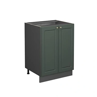Image of Vicco Kitchen base cabinet Fame Line, Green Gold Country House/Anthracite, 60 cm without worktop