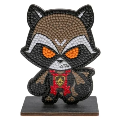 Image of CRYSTAL ART Marvel Rocket Diamond Figure Kit