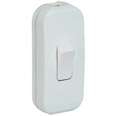 Image of Legrand LEG91153 Toggle Switch Colour 2 A Wire Flexible White