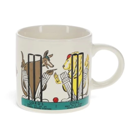Image of Rex London Ceramic Mug TfL Vintage Poster The Ashes
