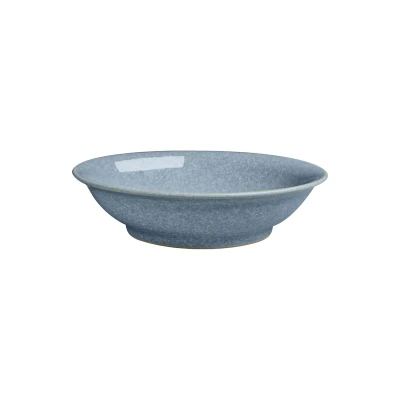 Image of Denby Elements Blue Medium Shallow Bowl