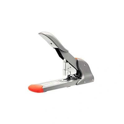 Image of Rapid Fashion HD210 Heavy Duty Stapler, 210 Sheet Capacity, High Volume Stapling, Metal and Plastic, Silver/Orange, 23633700