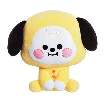 Image of AURORA BT21 Merchandise, Baby Chimmy Sitting Doll 8In, Soft Toy, Yellow
