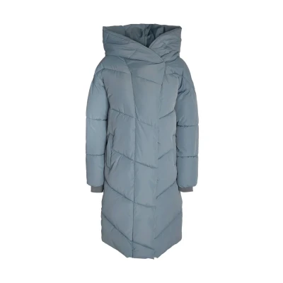 Image of NOISY MAY Damen NMNEW Tally L/S Long Jacket NOOS Steppmantel, Stormy Weather, S
