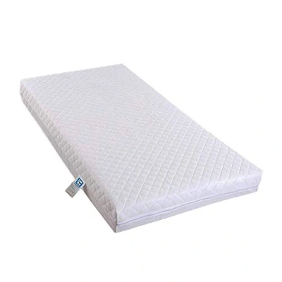 Image of NightComfort Soft Waterproof Baby Toddler Cot Bed Quilted Mattress Zipped Cover (Cover Only,140cm x 70cm 13cm)