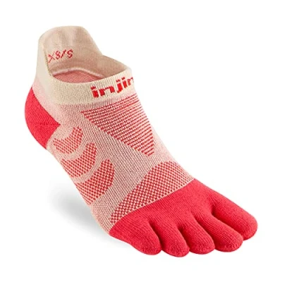 Image of Injinji Women&#039;s Run Technical NO Show peach M/L,