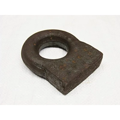 Image of Weld On Towing Eye 5&quot; (24 Ton 12.7CM Straight Heavy Duty Mild Steel Trailer Ring)