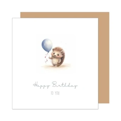 Image of Edition Seidel Premium Square Birthday Card with Envelope Greeting Happy For Him or Her Friend Sister Daughter Son Boy Girl Child (GQ407 SW025)