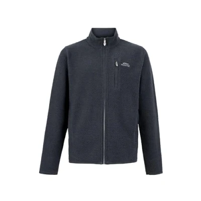 Image of Weird Fish Transom Full Zip Eco Macaroni Sweatshirt Navy Size XL
