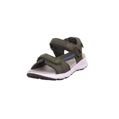 Image of Superfit Criss Cross Sandal, Green Blue 7010, 2 UK