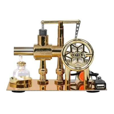 Image of Stirling Engine Model Hot Air Motor Physics Science Educational Toy Challenging Gift for Students Kit