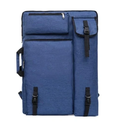 Image of Oaygat A2 Art Portfolio Bag Drawing Board with Handle Waterproof Portable Painting Sketch Pad Storage Artist Backpack Artists Carry Folder Case for Palette Paint Pencil