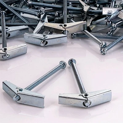 Image of Pack of 25 Wing Spring Toggles &amp; Screws M5 x 75mm