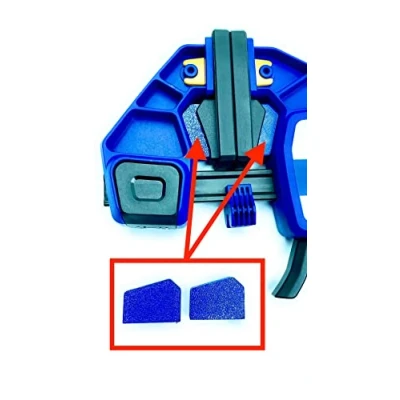 Image of 2 Piece Blue Clamp Spacer for Perfect Jaw Alignment with Irwin XP Quick Grip Clamps