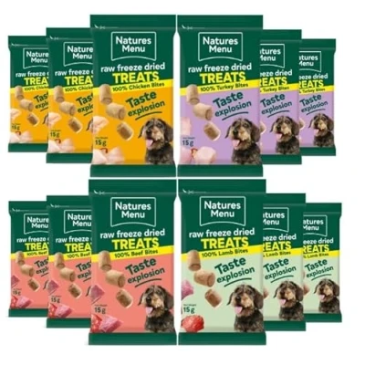 Image of Nature&#039;s Variety Freeze Dried Meat Bites Multi Pack (12 x 20g) Chicken, Beef, Lamb &amp; Turkey Baboo Store Ltd