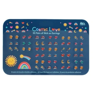 Image of Cosmic Love Stick On Earrings (30 Pairs)