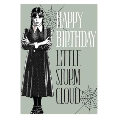 Image of WEDNESDAY Birthday Card &#039;Happy Little Storm Cloud&#039;