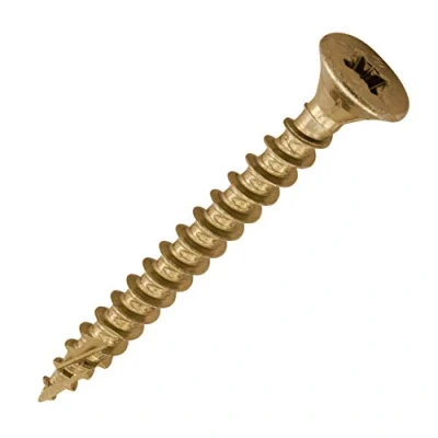 Image of TIMCO C2 Strong Fix Multi Purpose Premium Countersunk Gold Woodscrews 5.0 x 50 Box of 200