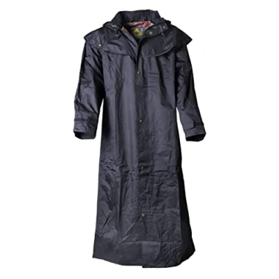 Image of black Roo Stockman Coat Various Sizes Size:XL