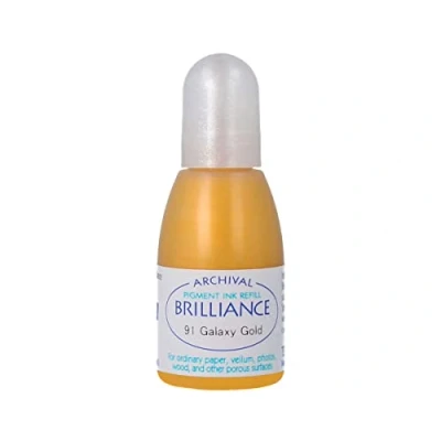 Image of Brilliance Refill Inks Tsukineko Re Inker, Galaxy Gold
