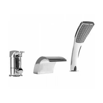 Image of REA Silber Chrome Bathroom tap for Bath Riven B0457