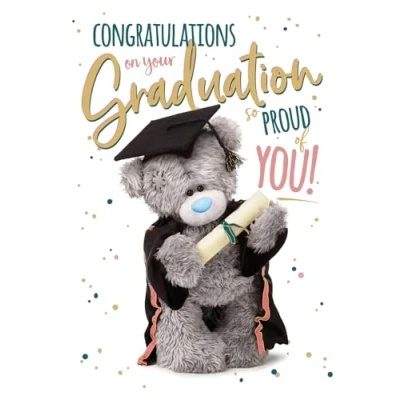 Image of Me To You Tatty Teddy Congrats On Your Graduation Greeting Card 5x7ins Official Collection