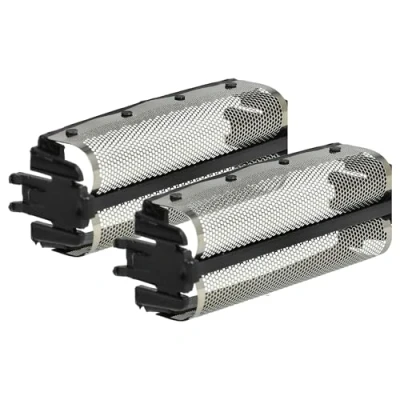 Image of vhbw 2x Dual Shaver Foil compatible with Remington DF56, DF55, DF5, DF50 Electric + Frame, Black